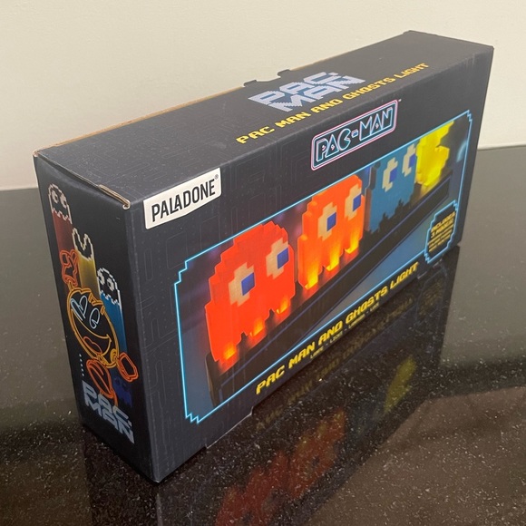 Pac-Man & Ghosts Desk Light Bandai Namco, Atari, Paladone, 80s, Retro, Pac Man - Picture 5 of 9
